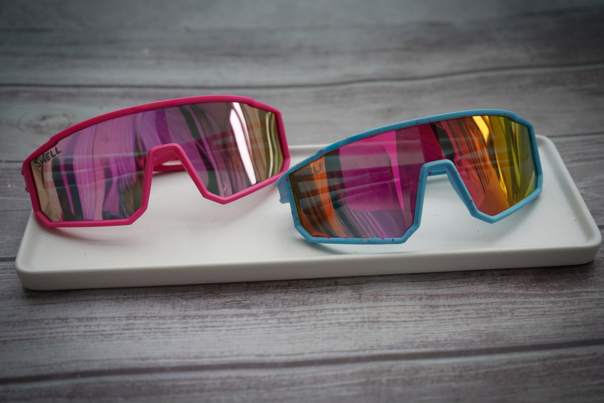Large youth UV400 polarized cycling sunnies