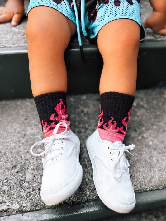 RTS (M, L) Pink Flames