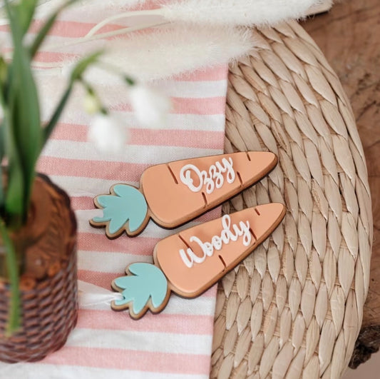 Carrot customizable tag