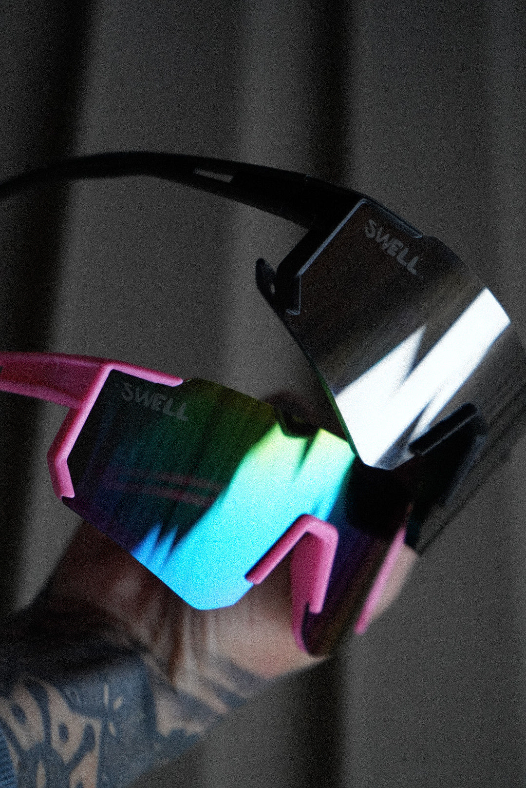 Kid’s black or pink rimless sports sunnies (age 2-9)