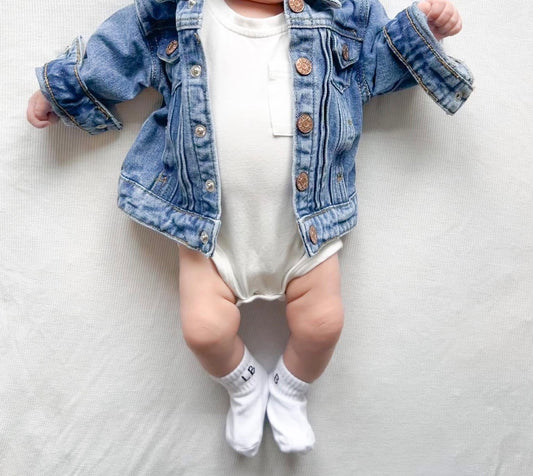 Little Bipsy 6/9month white tank onesie