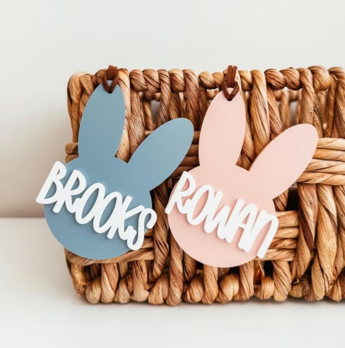 35 colors customizable bunny tags