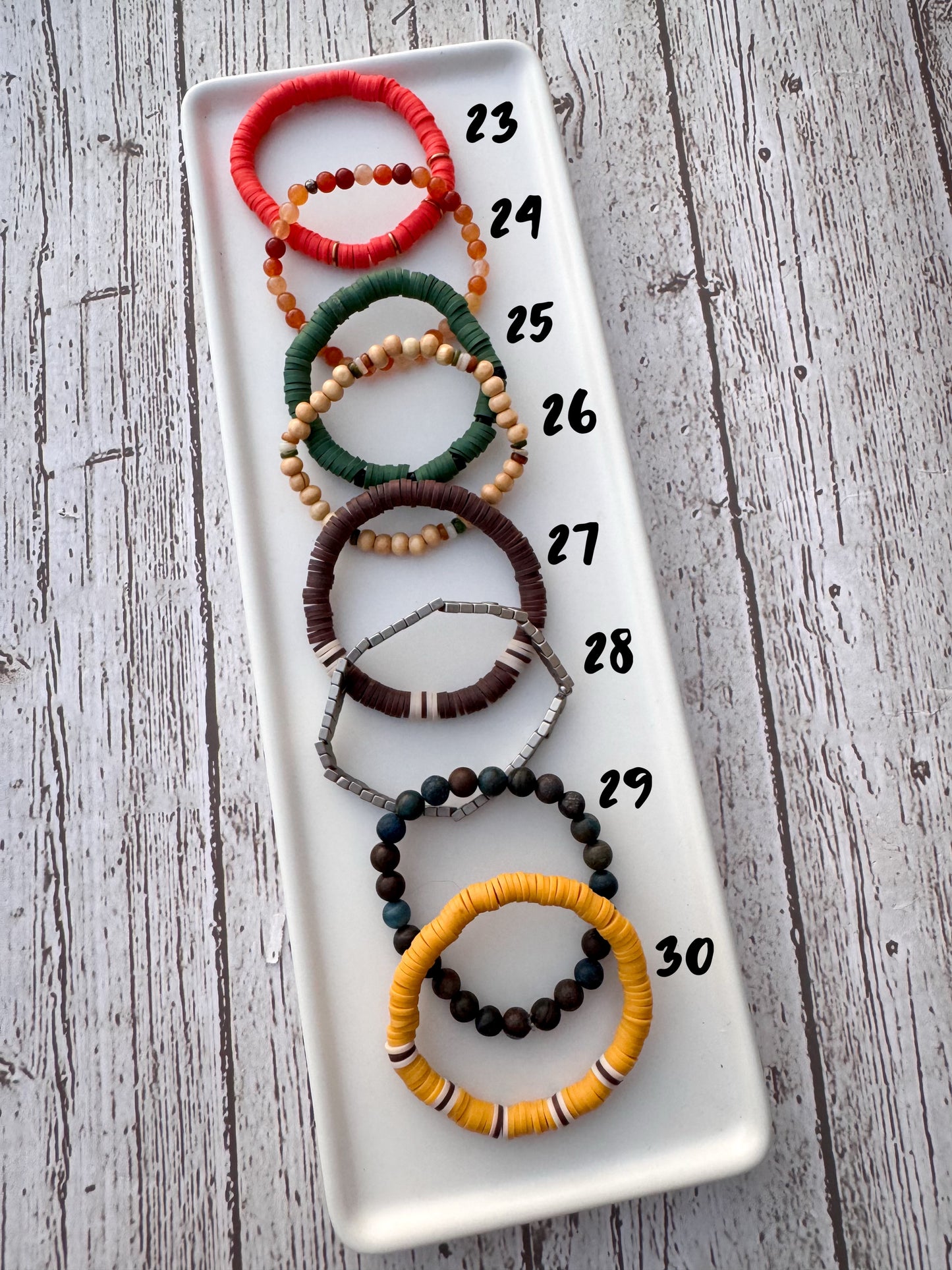 Fall bro’s mix & match bracelets