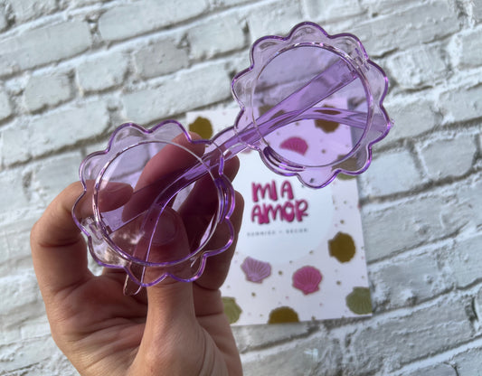 Purple sunflower sunnies